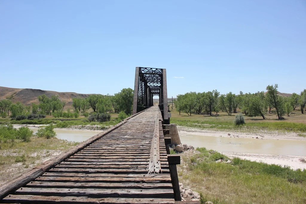Abandoned Cheyenne River Bridge